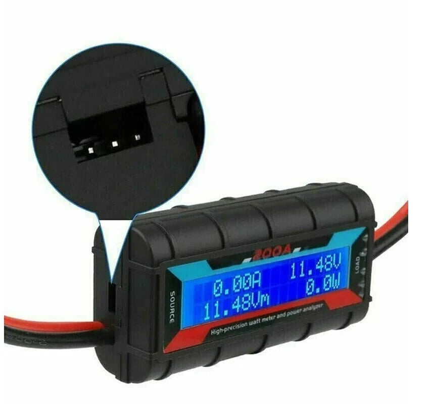 200A DC Digital Monitor LCD Volt Amp Meter Analyzer for RC Battery Solar Power