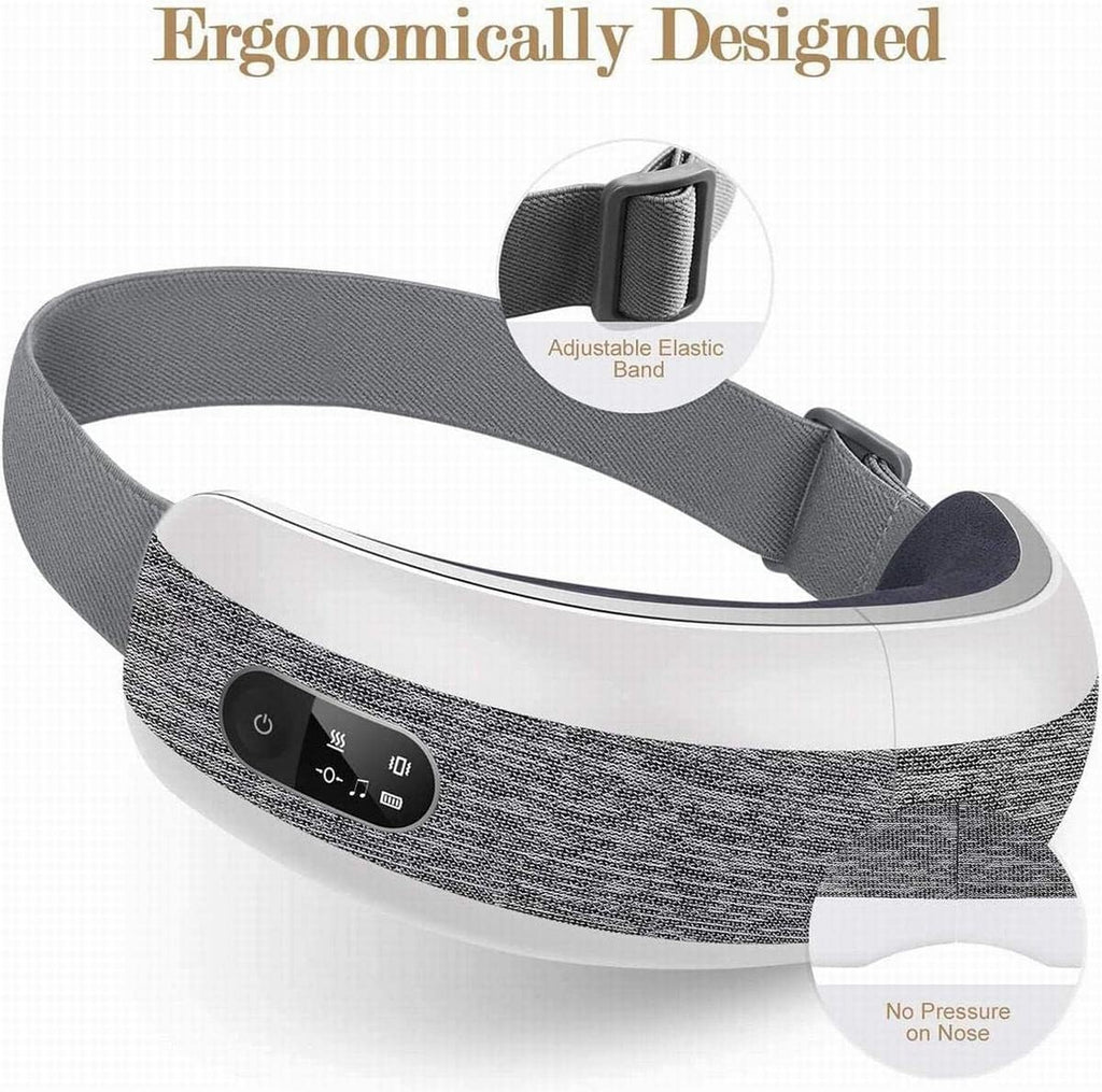 Eye Massager with Heat for Relief,Heated Eye Mask with Music Eye Care Device for Eye Strain,Great Gift Idea