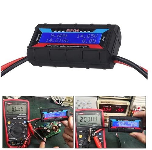 200A DC Digital Monitor LCD Volt Amp Meter Analyzer for RC Battery Solar Power