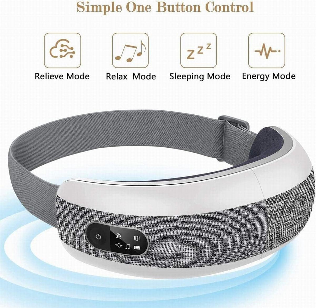Eye Massager with Heat for Relief,Heated Eye Mask with Music Eye Care Device for Eye Strain,Great Gift Idea