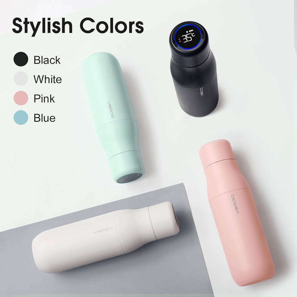 S1 15Oz Mini Insulated Stainless Steel Self-Cleaning Water Bottle