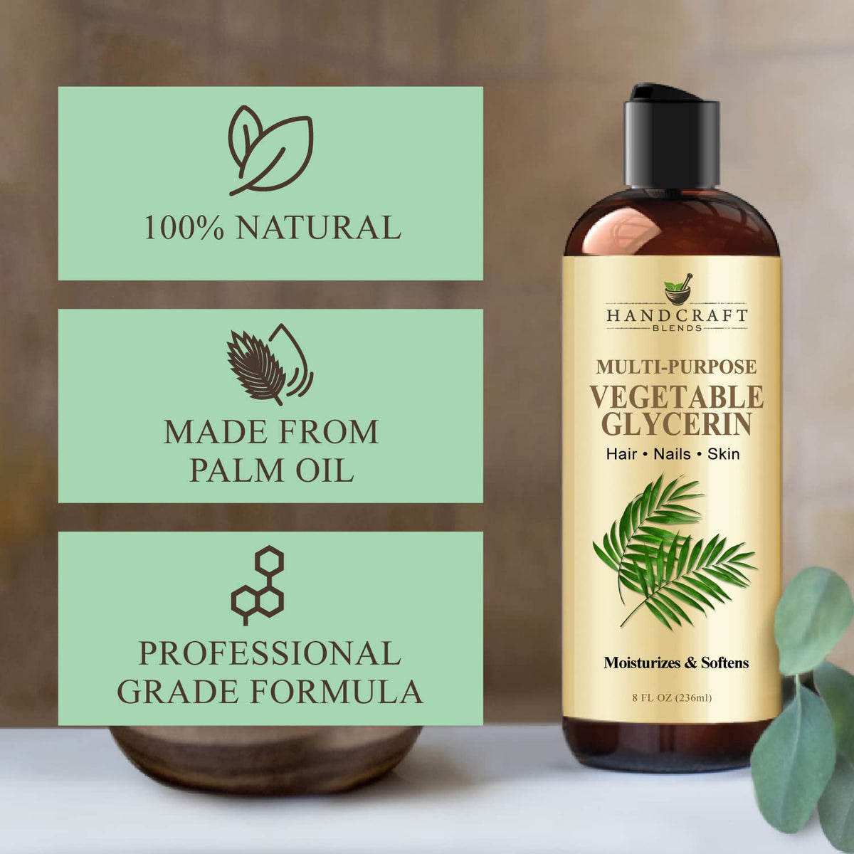 Vegetable Glycerin - 8 Fl Oz
