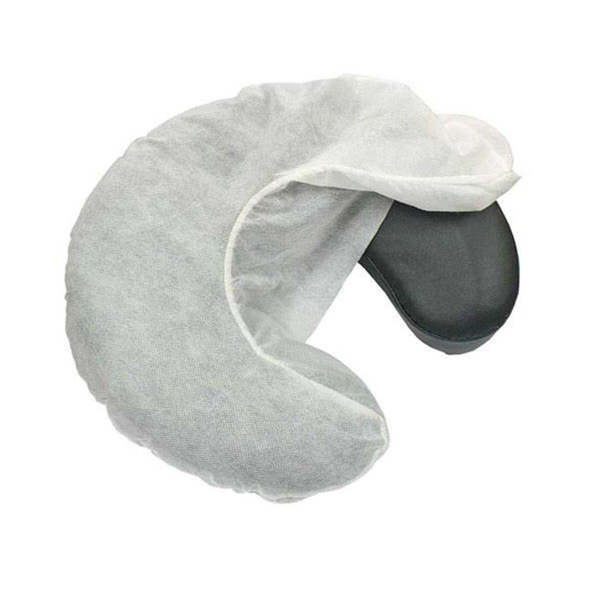 Disposable Fitted Face Cradle Headrest Covers 75-Pack White