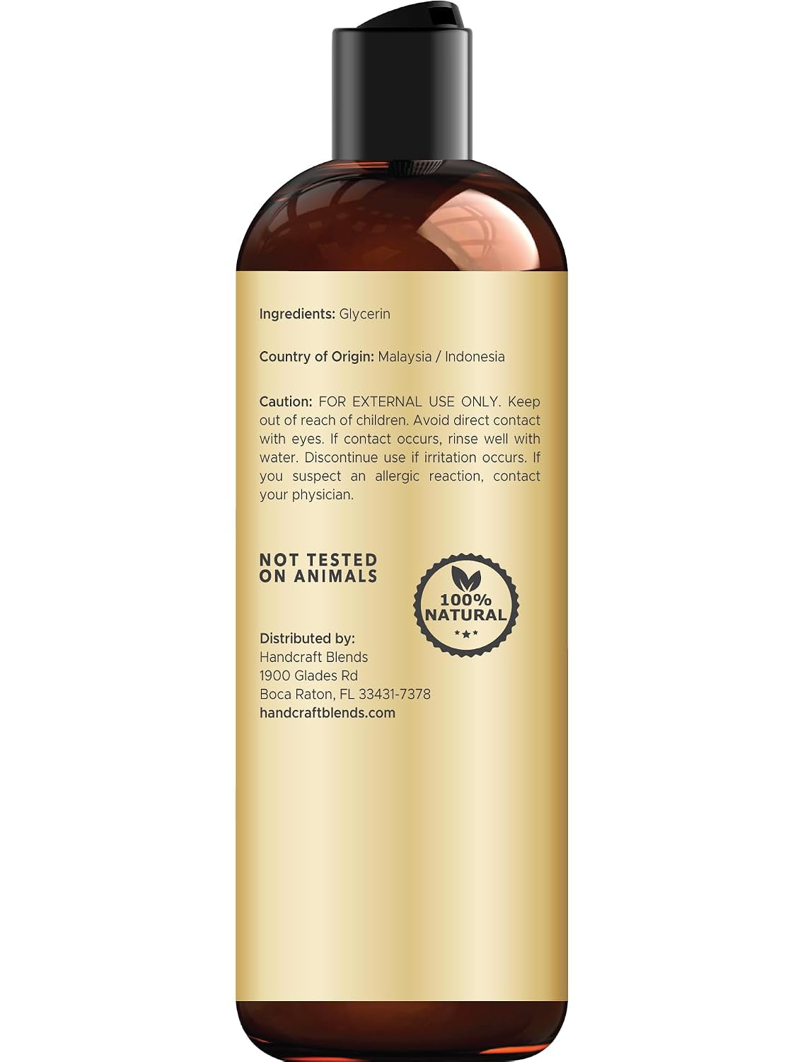 Vegetable Glycerin - 8 Fl Oz